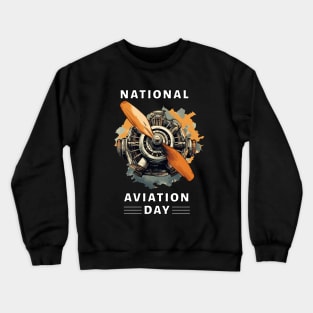 National aviation day Crewneck Sweatshirt